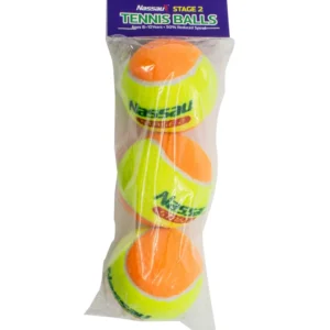 Nassau Satge 2 Orange Junior 3 pcs pack Training Tennis Balls