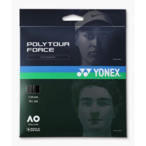 Yonex Poly Tour Force 125/16L Black 12m Set PTGFO125