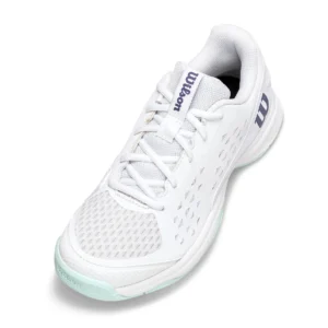 Wilson Rush Junior Tennis Shoes White/Bay/Skip WRS337580
