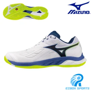Mizuno Wave Fang 2 Unisex White/Dazzling Blue/Lightning yellow