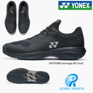 Yonex Sonicage All Court Black/Mocha Gray Power Cushion Tennis Shoe