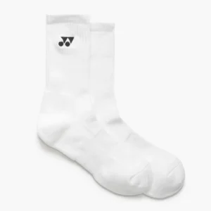 Yonex Sport Crew Socks White 19256 Pack of 3 Pairs