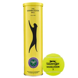Slazenger Wimbledon All Court 4 balls Can Tennis Bulk deal in Description