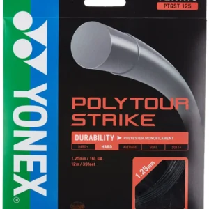 Yonex Poly Tour Strike 125mm/16L Black Tennis String Set