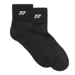 Yonex Socks 19254 Unisex Sport Quarter Black Pack of 3 Pairs