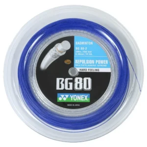 Yonex Badminton String BG80 200m Coil Royal Blue