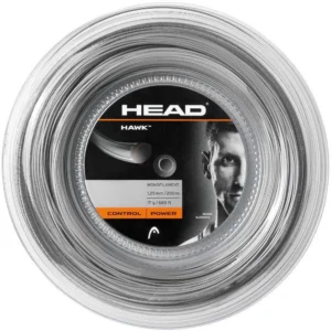 HEAD Hawk 200m 125/17 Grey Tennis Strings Reel