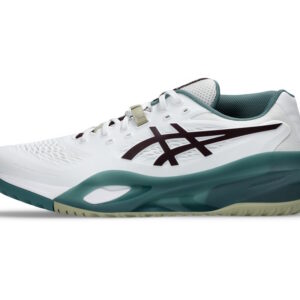 ASICS Gel-Resolution X White/Dark Aubergine Wide HC 1041A487.104