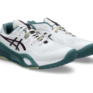 ASICS Gel-Resolution X White/Dark Aubergine Wide HC 1041A487.104