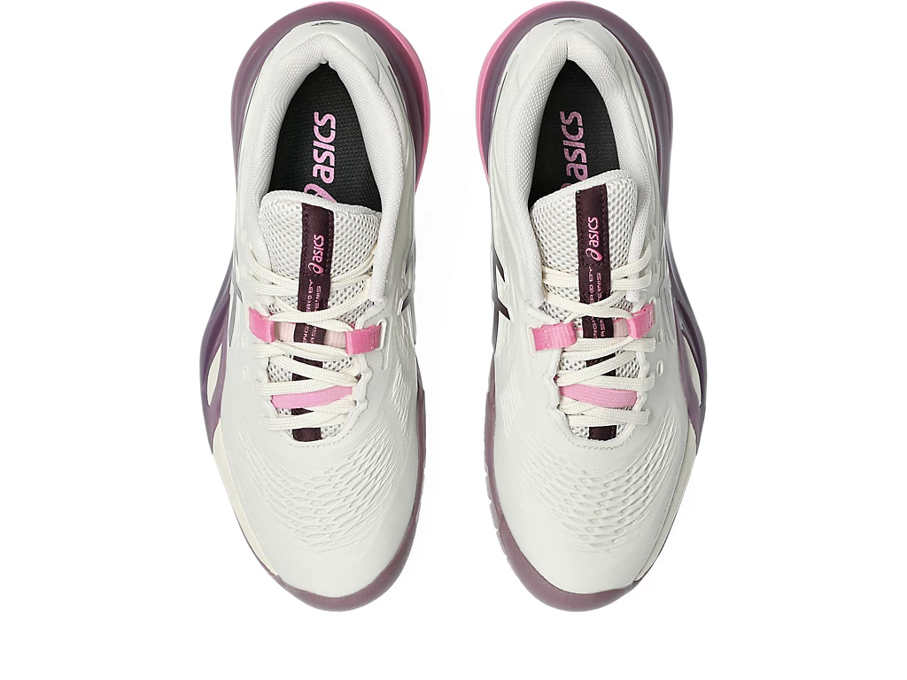 Asics Gel-Resolution X Soft Oat/Dark Aubergine Wide HC 1042A278.250 - Image 2