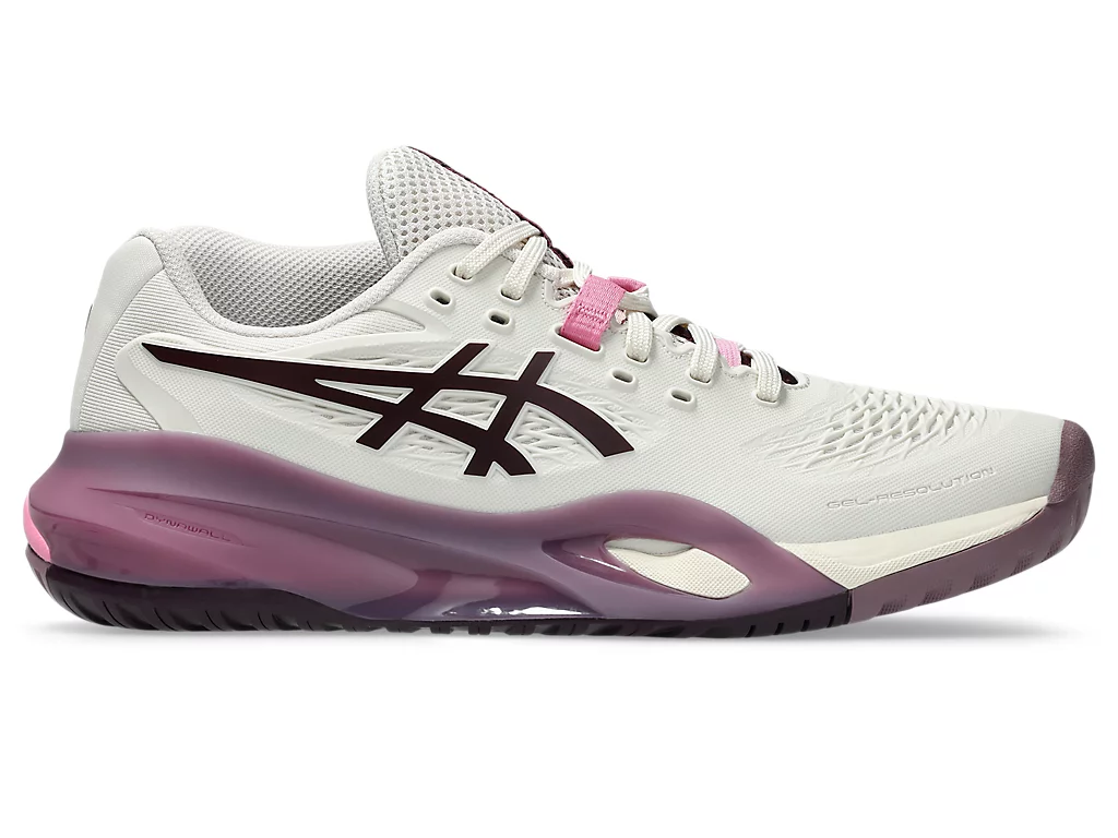 Asics Gel-Resolution X Soft Oat/Dark Aubergine Wide HC 1042A278.250 - Image 4