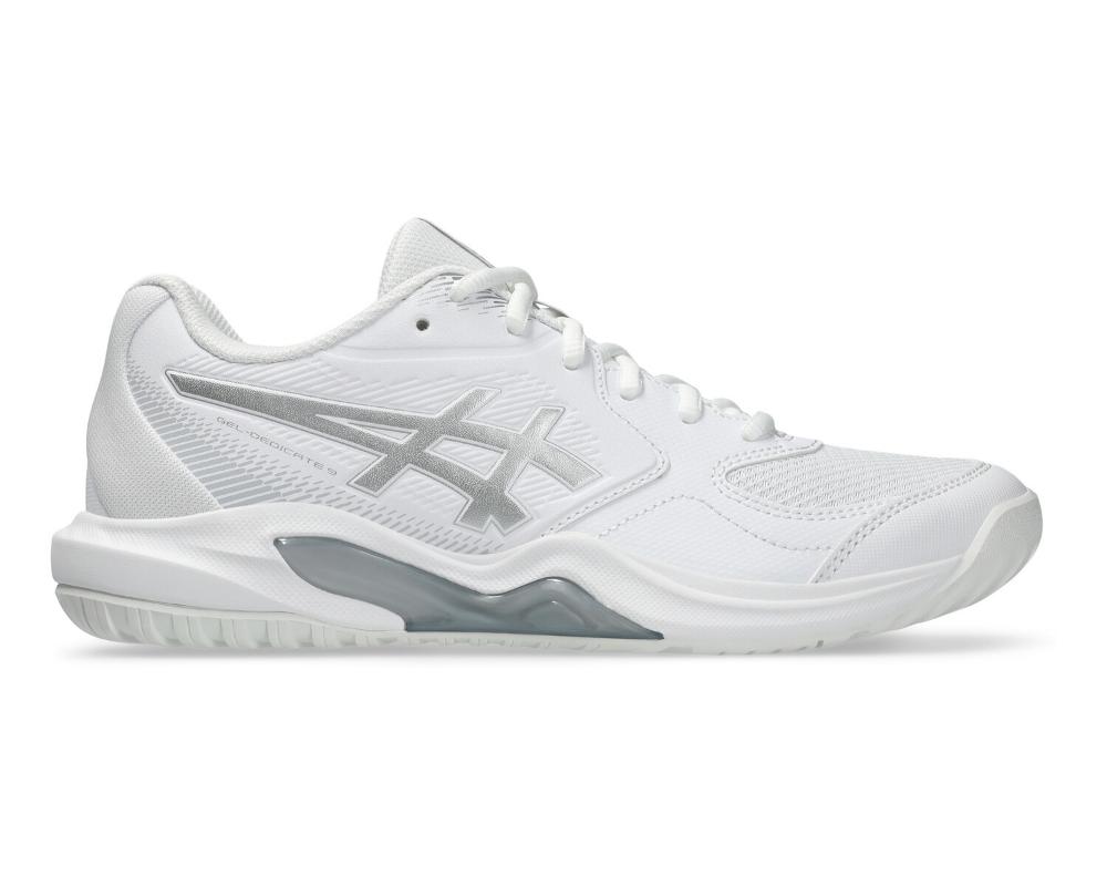 Asics Gel-Dedicate 9 Women White/Pure Silver All Court 1042A316.101 - Image 2