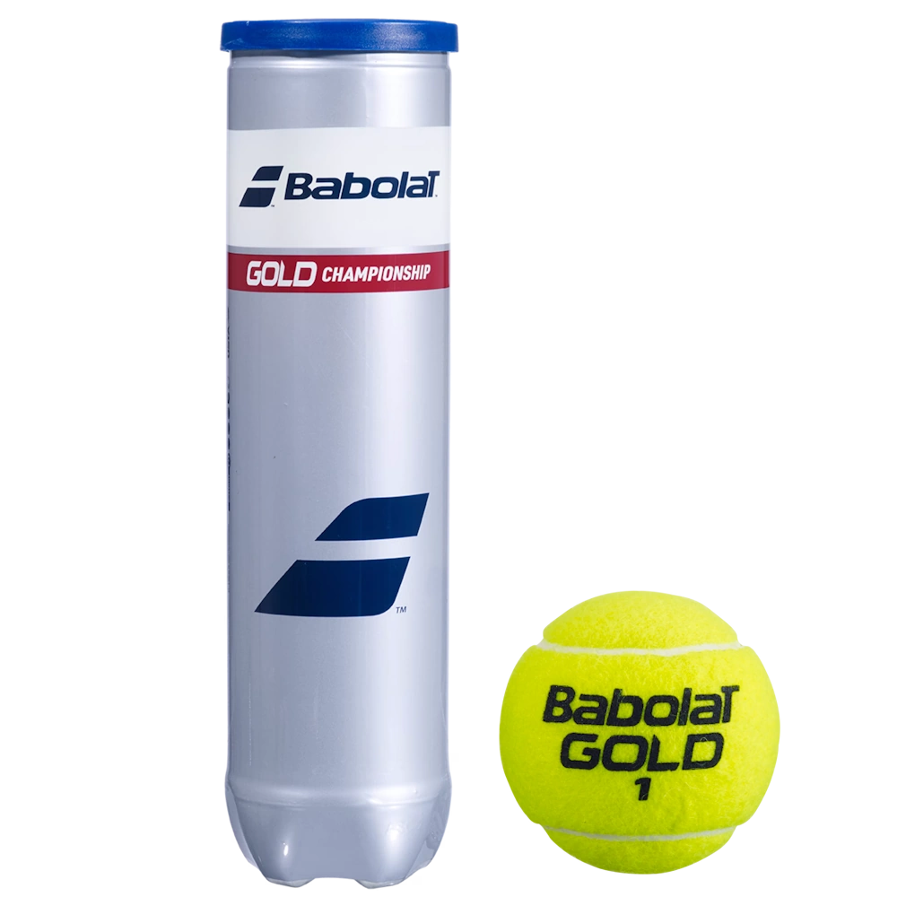 Babolat Gold Championship 4balls Can Bulk Price in Description