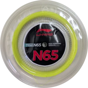 Li Ning N65 Light Yellow 200m Coil Badminton String AXJT039-3T