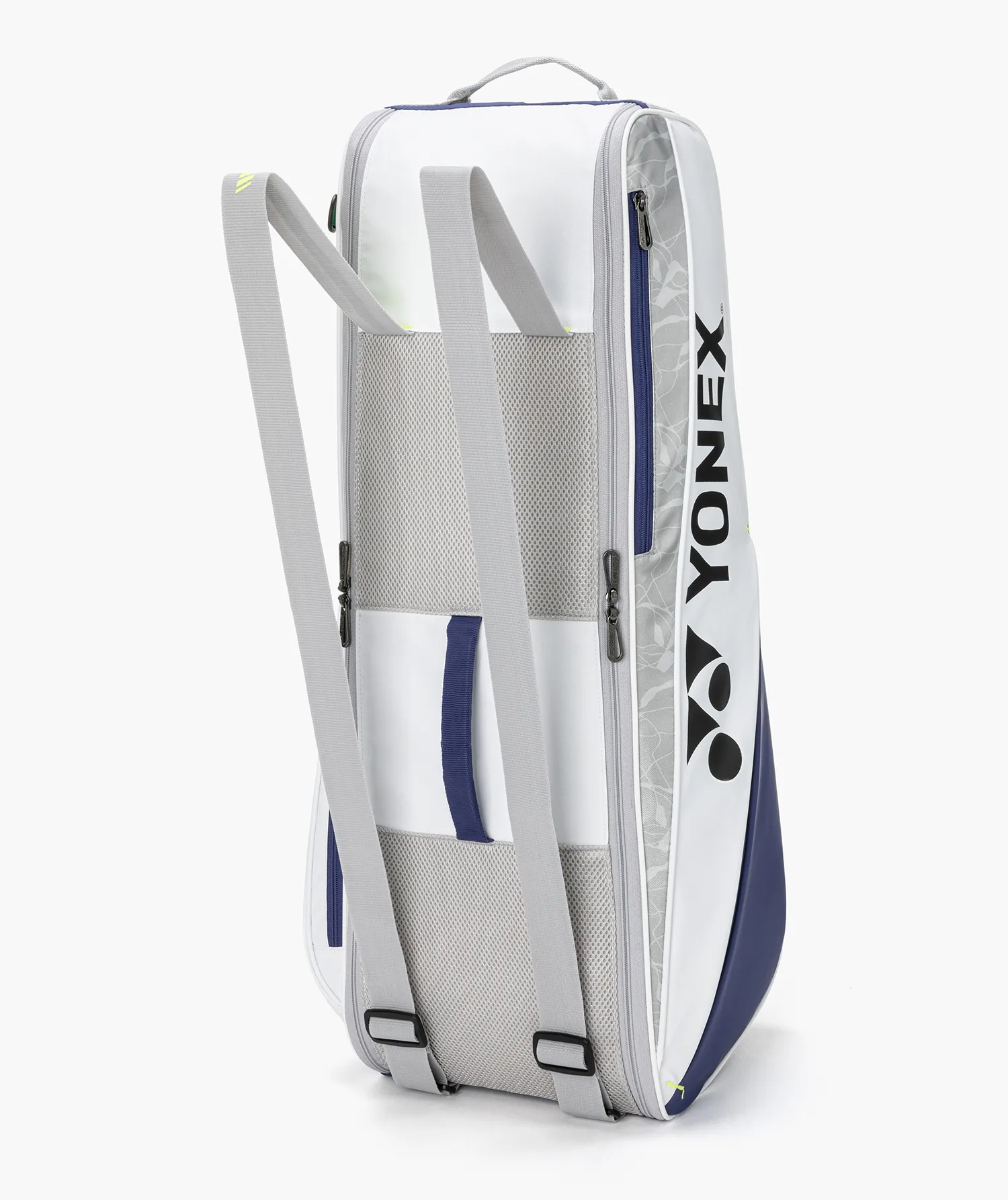 Yonex BA52526 Club Racquet Bag Badminton 6pcs White/Blue - Image 2