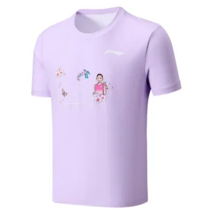 Li Ning Shida T-Shirt Purple Unisex AHSWH41-4C