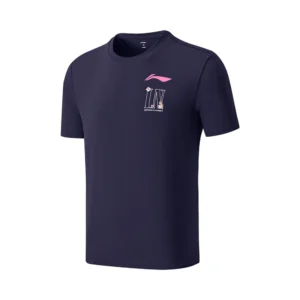 Li Ning Shida T-Shirt Maritime Blue Unisex AHSWH45-2C