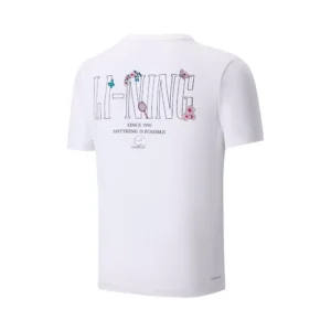 Li Ning Shida T-Shirt White Unisex AHSWH45-1C