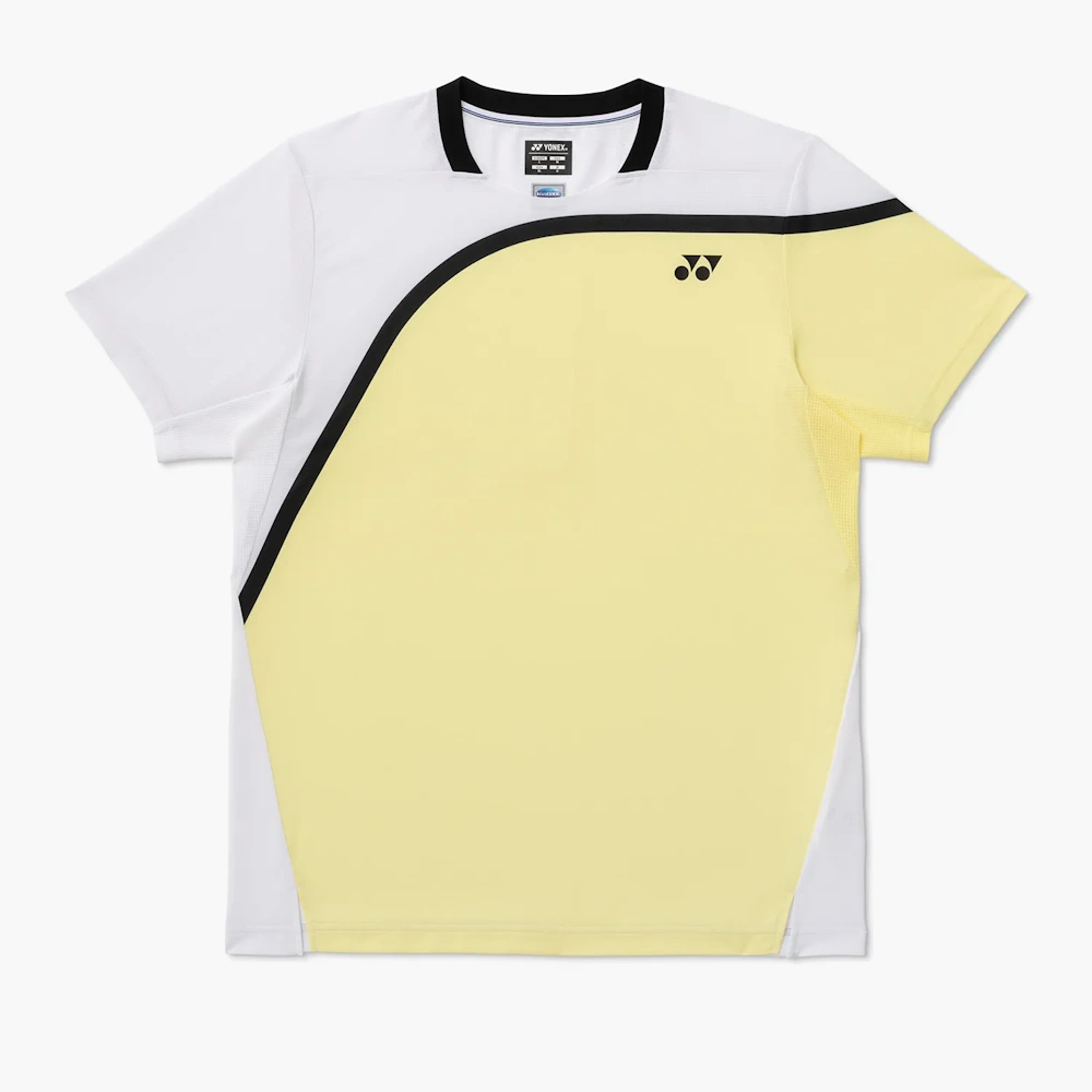 Yonex Crew Neck Shirt Unisex Pale Yellow 10708 Japan Made