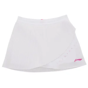 Li Ning Shida Skirt White ASKW440-1C